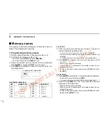 Предварительный просмотр 20 страницы Icom IC-A14IC-A14S Instruction Manual