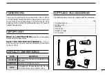 Preview for 3 page of Icom IC-A14S Instruction Manual