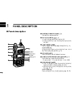 Предварительный просмотр 6 страницы Icom IC-A15S Instruction Manual