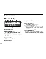 Preview for 10 page of Icom IC-A15S Instruction Manual