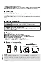 Preview for 2 page of Icom IC-A16 Basic Manual