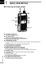 Предварительный просмотр 6 страницы Icom IC-A16 Basic Manual