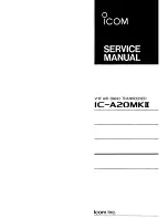 Предварительный просмотр 1 страницы Icom IC-A20MKII Service Manual