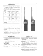 Предварительный просмотр 2 страницы Icom IC-A22 Service Manual