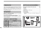 Preview for 2 page of Icom IC-A24E Instruction Manual