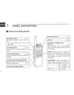 Предварительный просмотр 4 страницы Icom IC-A3 Instruction Manual