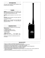 Preview for 2 page of Icom IC-A4 Service Manual