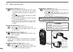 Предварительный просмотр 8 страницы Icom IC-A6 Instruction Manual