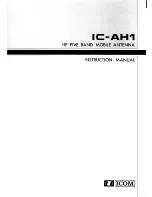 Icom IC-AH1 Instruction Manual preview