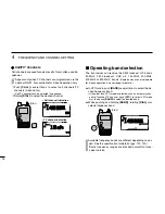 Предварительный просмотр 22 страницы Icom IC-E91 Instruction Manual