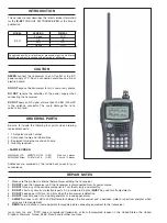 Preview for 2 page of Icom IC-E91 Service Manual