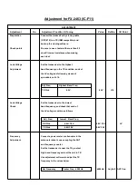 Preview for 1 page of Icom IC-F11 Adjustment