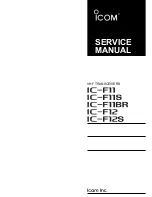 Preview for 1 page of Icom IC-F11 Service Manual