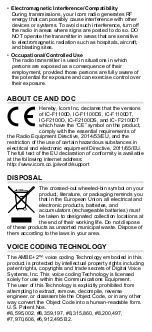 Preview for 6 page of Icom IC-F1100D Series User Manual