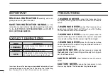 Preview for 2 page of Icom IC-F111 Instruction Manual