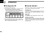 Предварительный просмотр 10 страницы Icom IC-F111 Instruction Manual