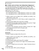 Preview for 22 page of Icom IC-F11BR Instruction Manual