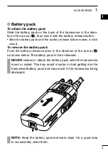 Preview for 11 page of Icom IC-F14/S Instruction Manual