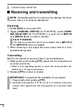 Предварительный просмотр 20 страницы Icom IC-F14 Instruction Manual