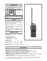 Предварительный просмотр 2 страницы Icom IC-F14 Service Manual