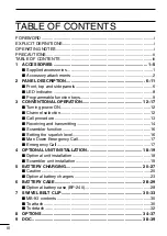 Preview for 4 page of Icom IC-F15 Instruction Manual