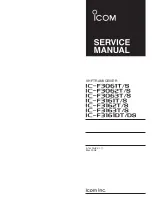 Icom IC-F161DS Servise Manual предпросмотр