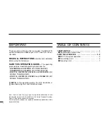 Preview for 2 page of Icom IC-F1700 Operating Manual