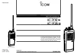 Preview for 14 page of Icom IC-F21S Instruction Manual