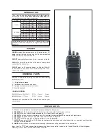 Предварительный просмотр 2 страницы Icom IC-F24 Service Manual