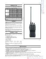 Предварительный просмотр 3 страницы Icom IC-F24 Servise Manual