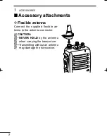 Предварительный просмотр 6 страницы Icom IC-F25 Instruction Manual