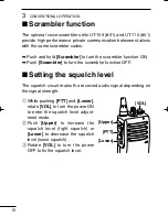 Preview for 20 page of Icom IC-F25 Instruction Manual