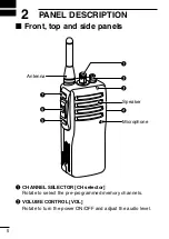 Preview for 10 page of Icom IC-F25SR Instruction Manual