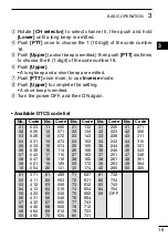 Preview for 21 page of Icom IC-F25SR Instruction Manual