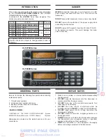 Предварительный просмотр 2 страницы Icom IC-F2721D Service Manual