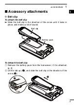 Предварительный просмотр 9 страницы Icom IC-F27SR Instruction Manual