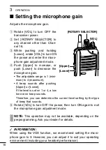 Предварительный просмотр 22 страницы Icom IC-F27SR Instruction Manual