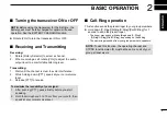 Preview for 7 page of Icom IC-F29DR3 Basic Manual