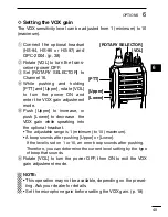 Предварительный просмотр 47 страницы Icom IC-F3000 Series Instruction Manual