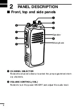 Предварительный просмотр 12 страницы Icom IC-F3011 Instruction Manual