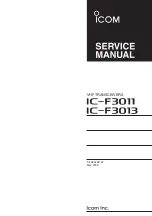 Preview for 10 page of Icom IC-F3011 Service  Manual Addendum