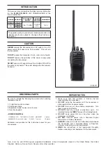 Preview for 11 page of Icom IC-F3011 Service  Manual Addendum