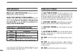 Предварительный просмотр 2 страницы Icom IC-F3021T/S Instruction Manual