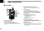 Предварительный просмотр 8 страницы Icom IC-F3021T/S Instruction Manual