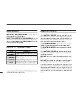 Предварительный просмотр 2 страницы Icom IC-F3022T/S Instruction Manual