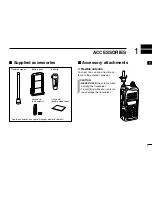 Предварительный просмотр 5 страницы Icom IC-F3022T/S Instruction Manual