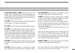 Preview for 3 page of Icom IC-F3022T Instruction Manual