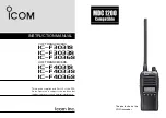 Icom iC-F3031S Instruction Manual preview