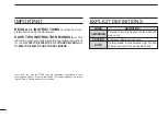 Preview for 2 page of Icom IC-F3061T/S Instruction Manual