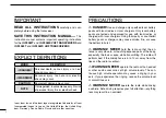 Preview for 2 page of Icom IC-F3062T Instruction Manual